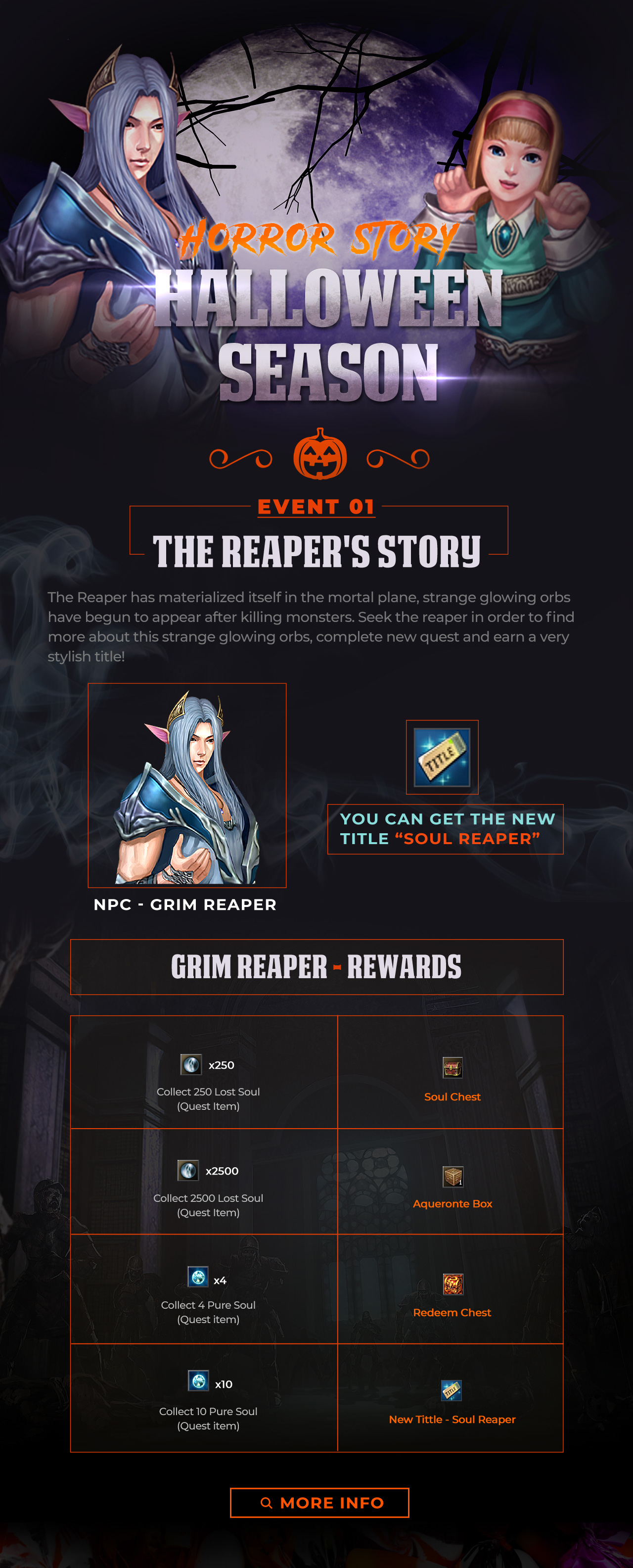 HORROR TALE HALLOWEEN SEASON EVENT 1. New Adventure
